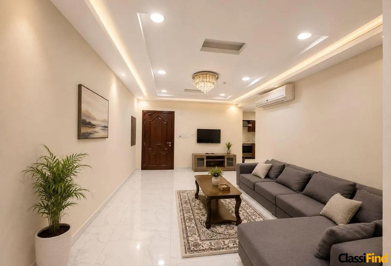 Luxury Furnished Apartments for Rent in Seef with Spacious Modern Layout