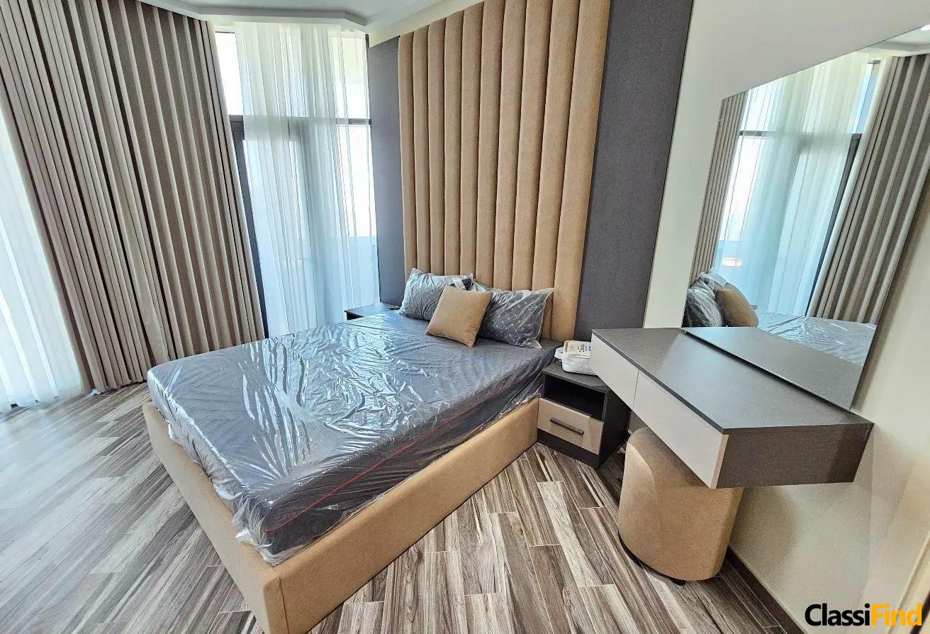Brand New High-Floor Seef Apartment for Rent with Stunning Balcony Views