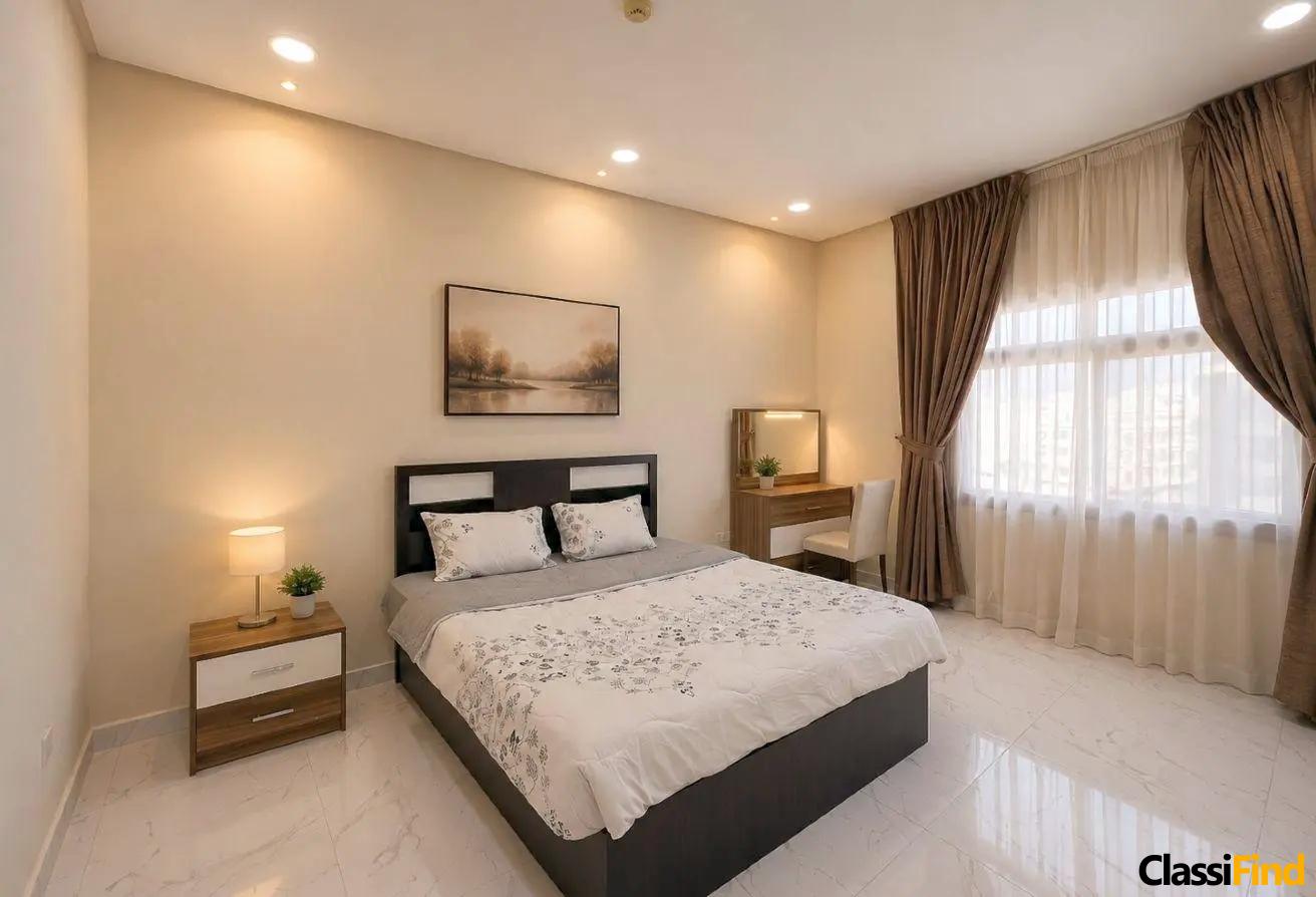 Luxury Furnished Apartments for Rent in Seef with Spacious Modern Layout