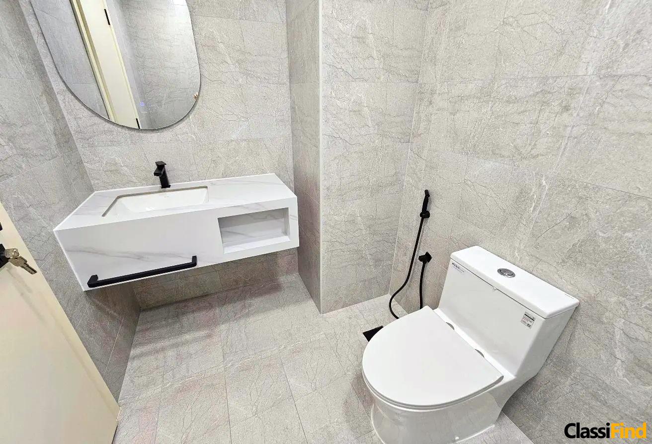 Brand New High-Floor Seef Apartment for Rent with Stunning Balcony Views