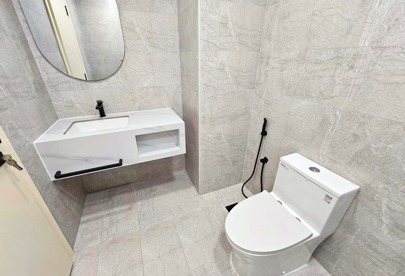 Brand New High-Floor Seef Apartment for Rent with Stunning Balcony Views