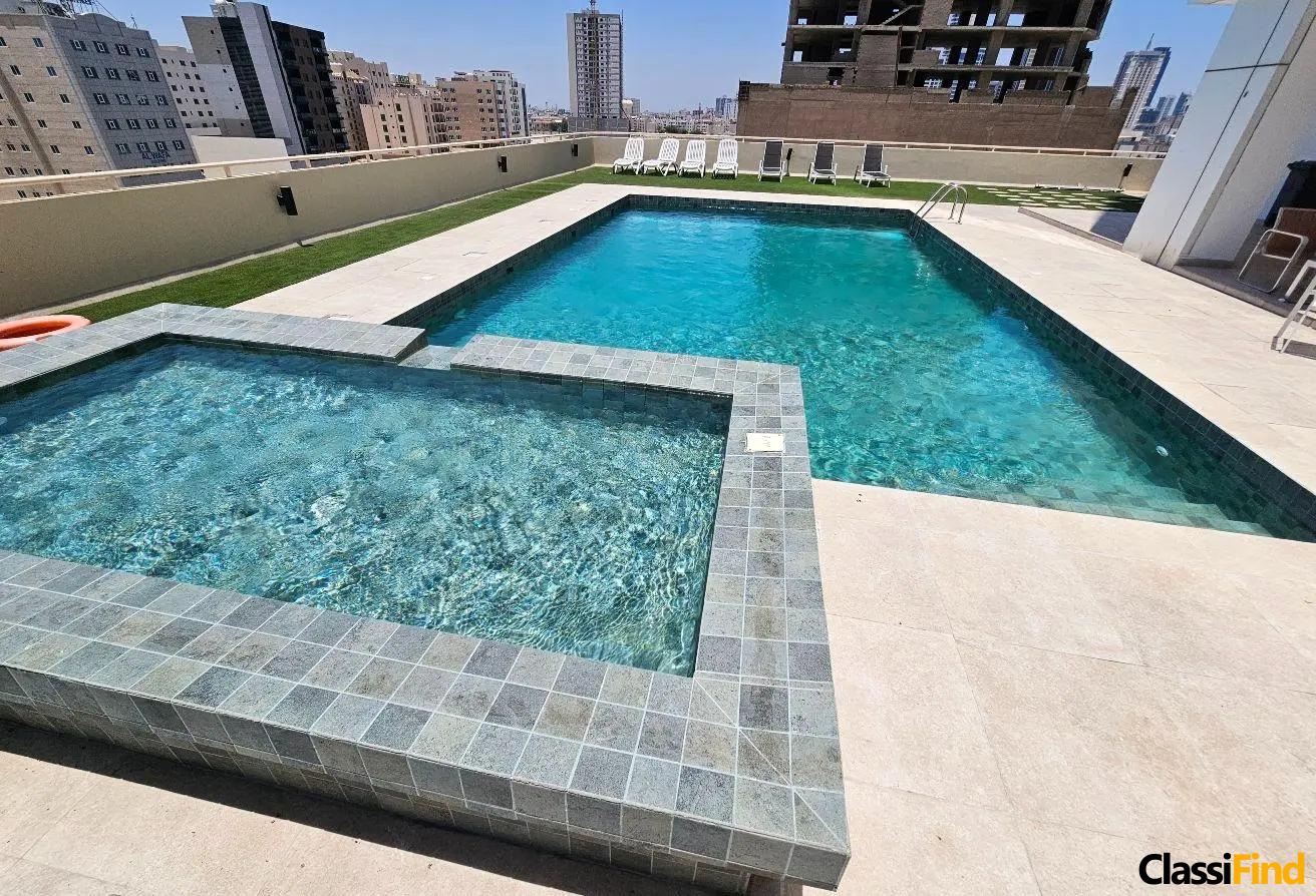 Brand New High-Floor Seef Apartment for Rent with Stunning Balcony Views