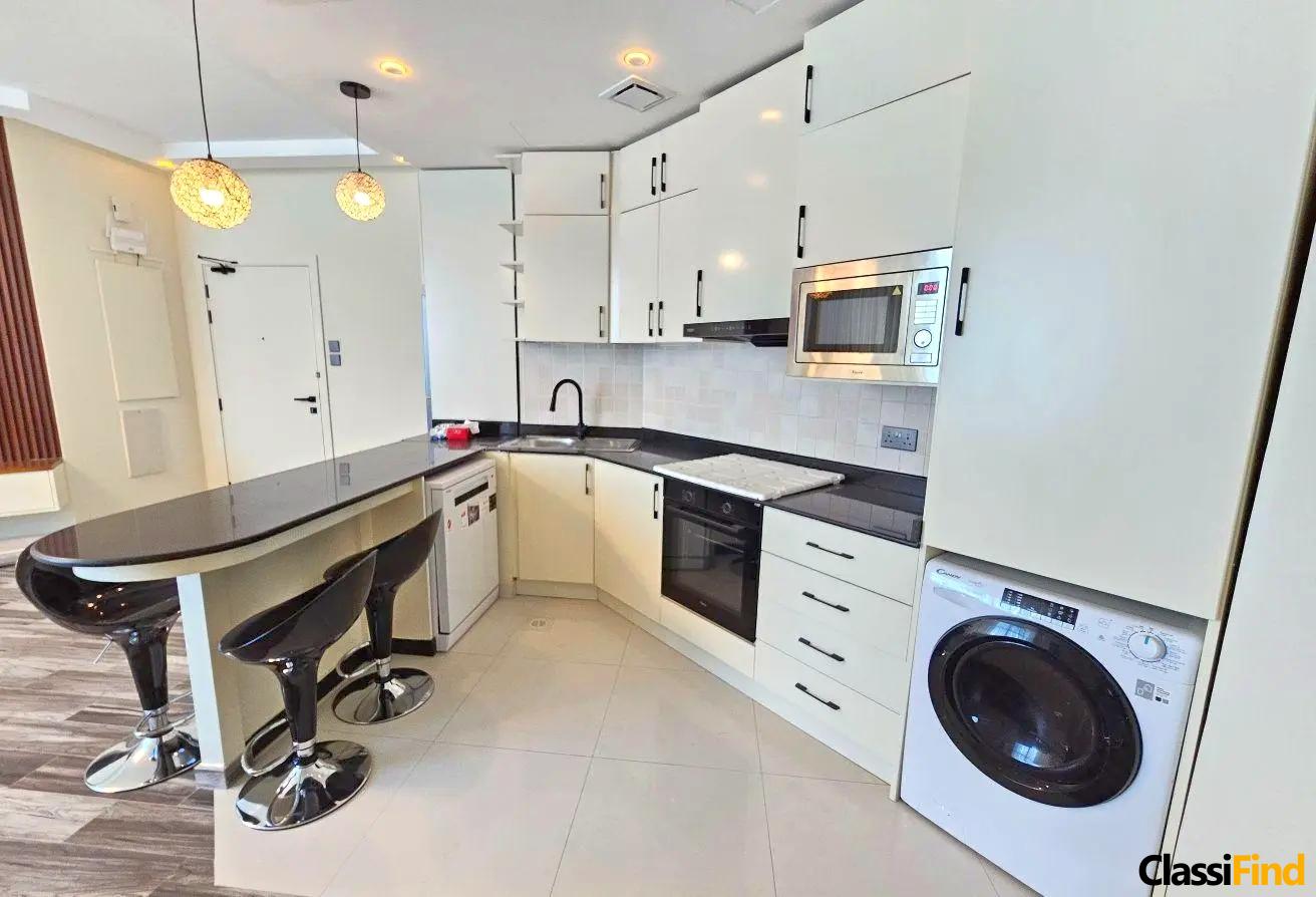 Brand New High-Floor Seef Apartment for Rent with Stunning Balcony Views