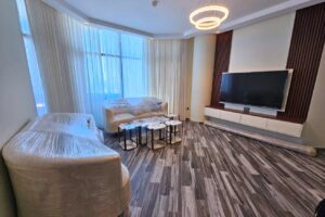 Brand New High-Floor Seef Apartment for Rent with Stunning Balcony Views