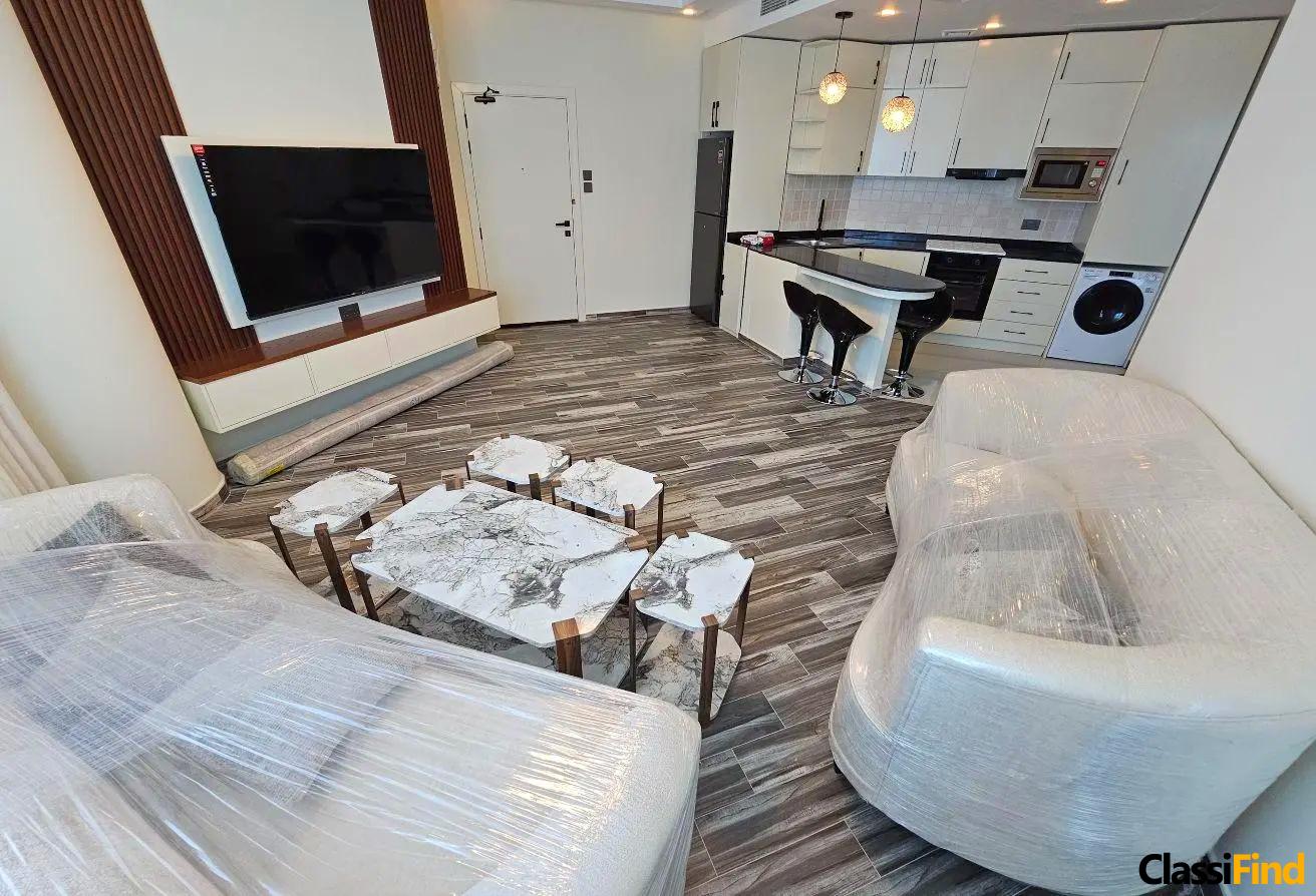 Brand New High-Floor Seef Apartment for Rent with Stunning Balcony Views
