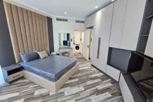 Brand New High-Floor Seef Apartment for Rent with Stunning Balcony Views