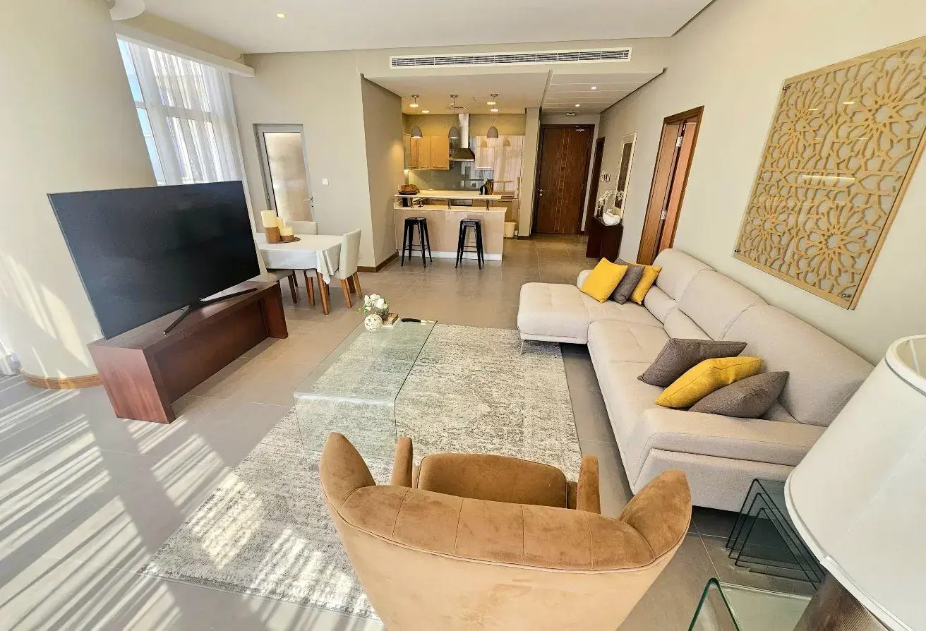 Seef Apartments for Rent: 94 SQM with Panoramic Sea View & Premium Facilities