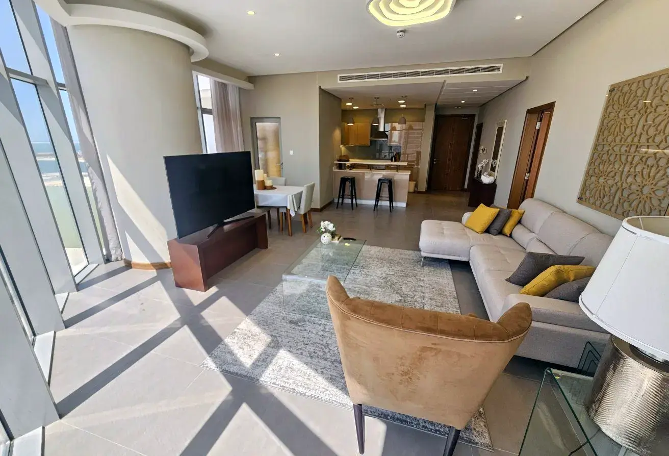 Seef Apartments for Rent: 94 SQM with Panoramic Sea View & Premium Facilities