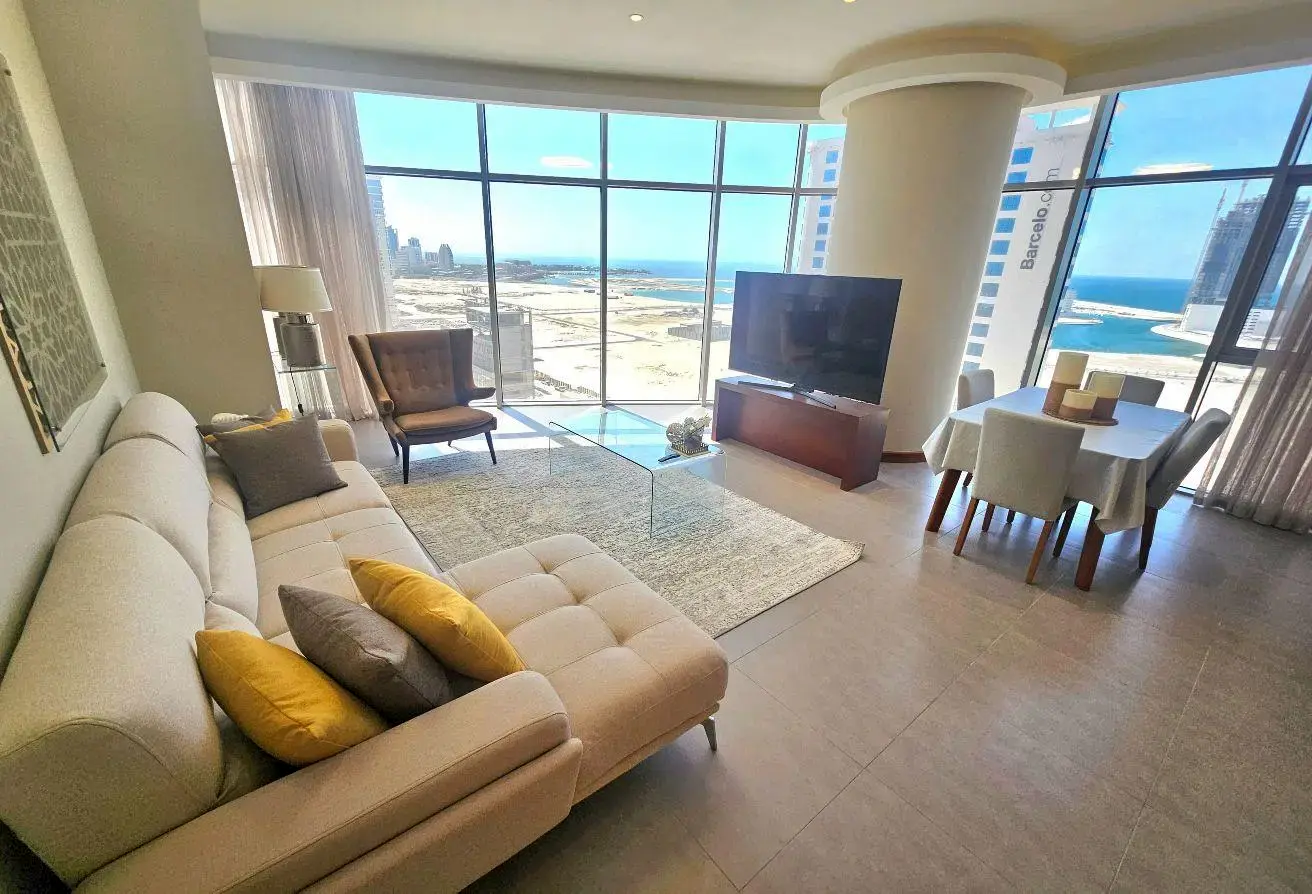 Seef Apartments for Rent: 94 SQM with Panoramic Sea View & Premium Facilities