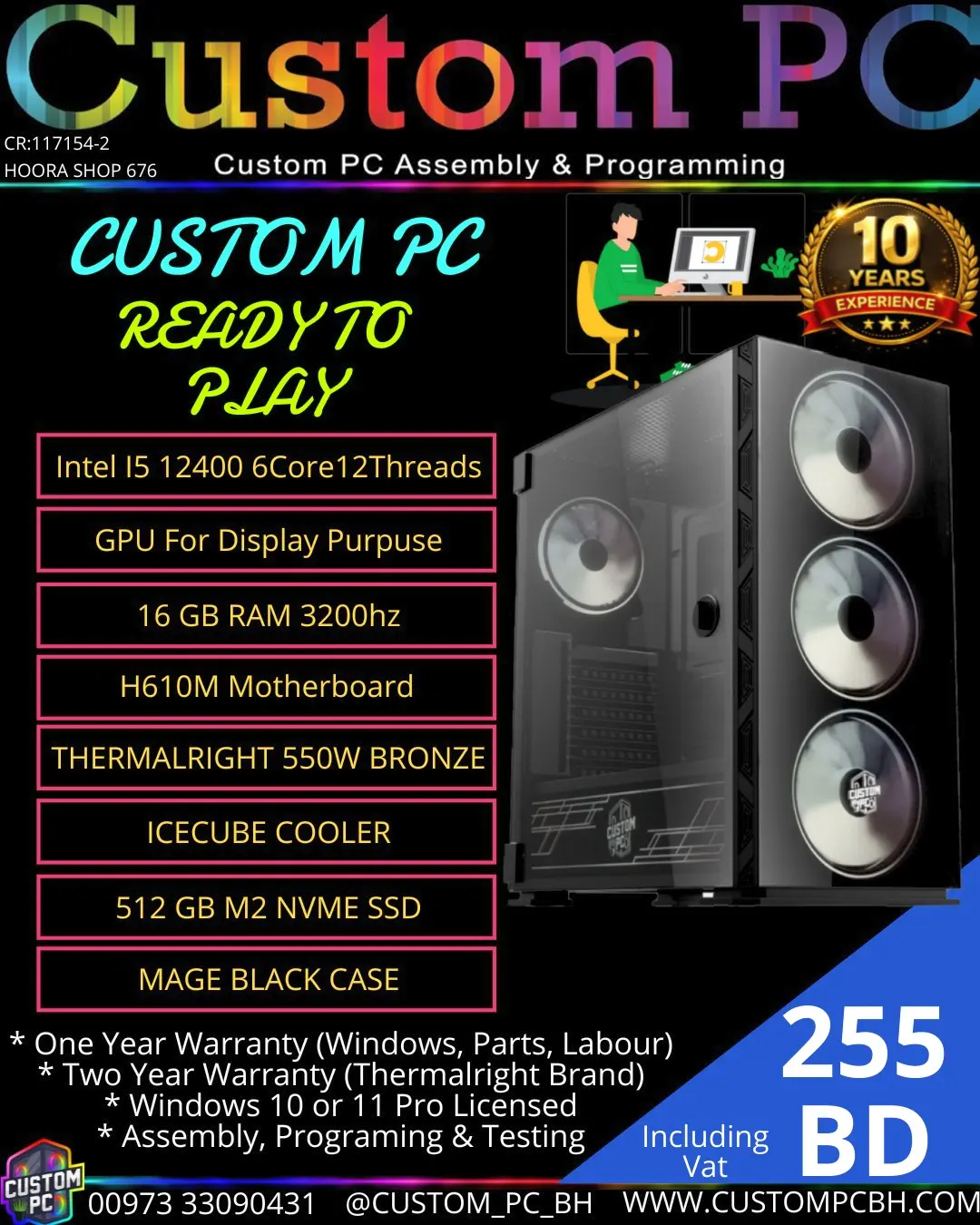 Custom Computers for Home & Office