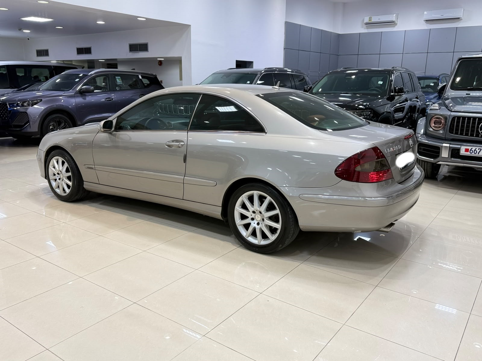 Mercedes Benz CLK-280 / 2008 (Silver)