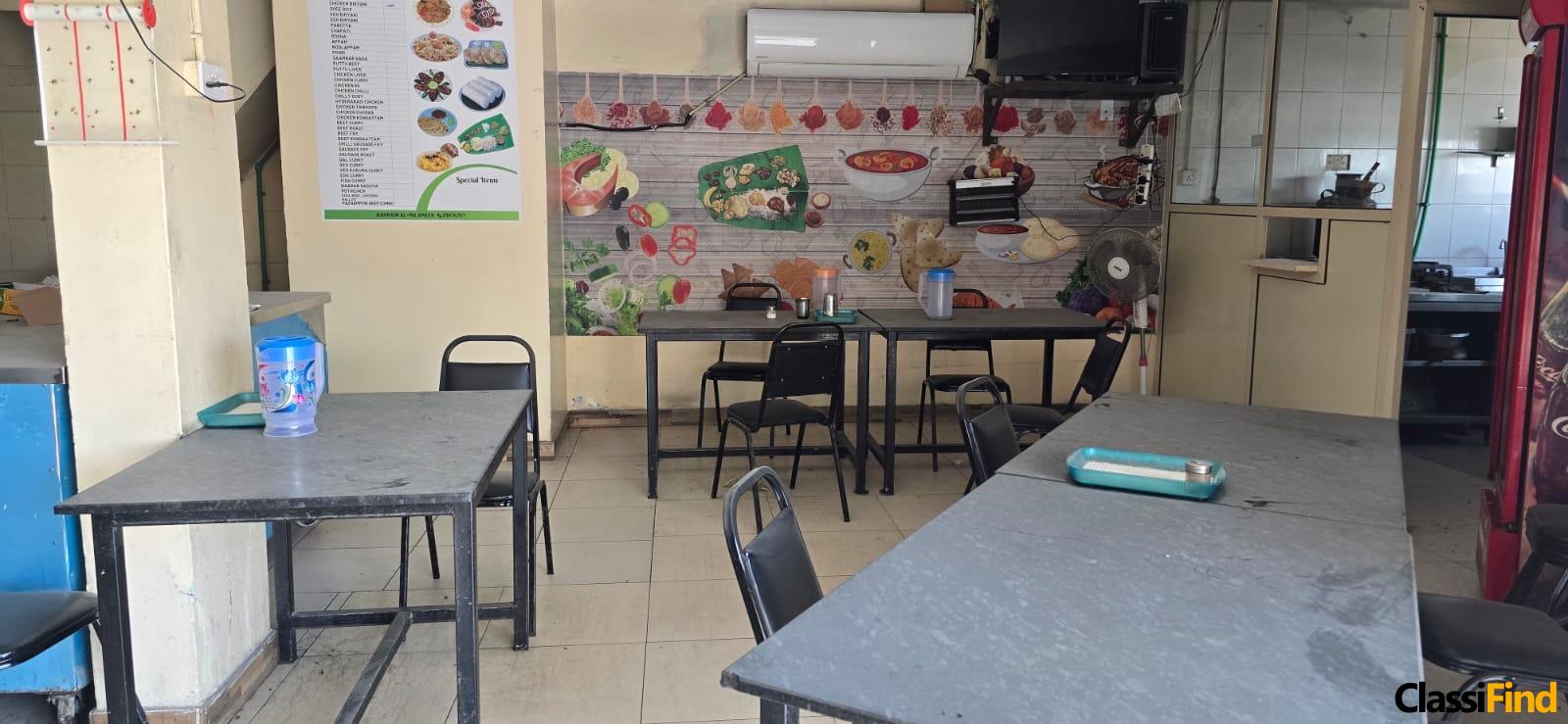 RESTAURANT FOR SALE– MAAMER ( MAIN ROAD)