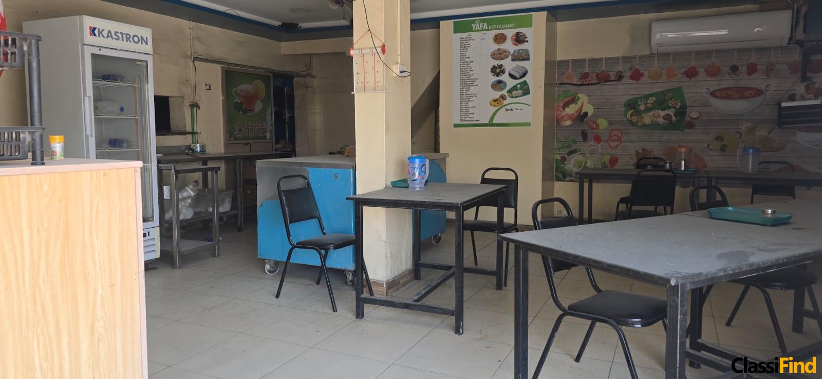 RESTAURANT FOR SALE– MAAMER ( MAIN ROAD)