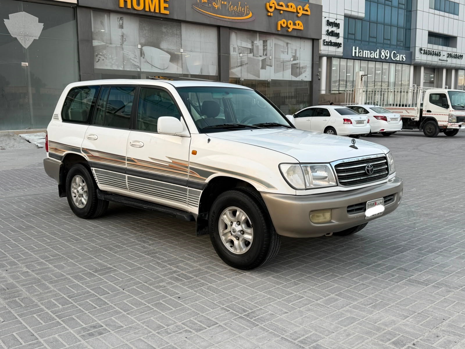 Toyota Land Cruiser GX-R 2001 (White)