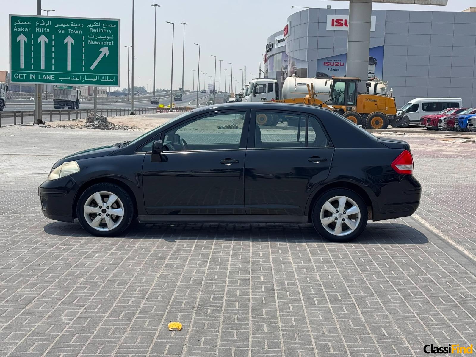 NISSAN TIIDA 2011 BLACK