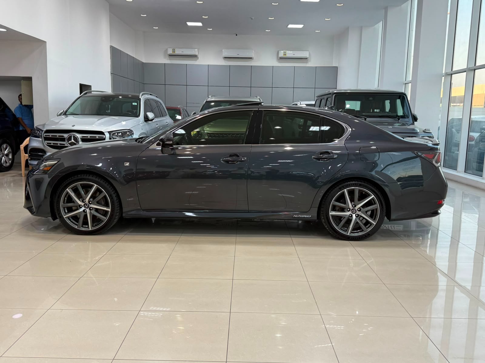لكزس GS-450h 2018 (رمادي)