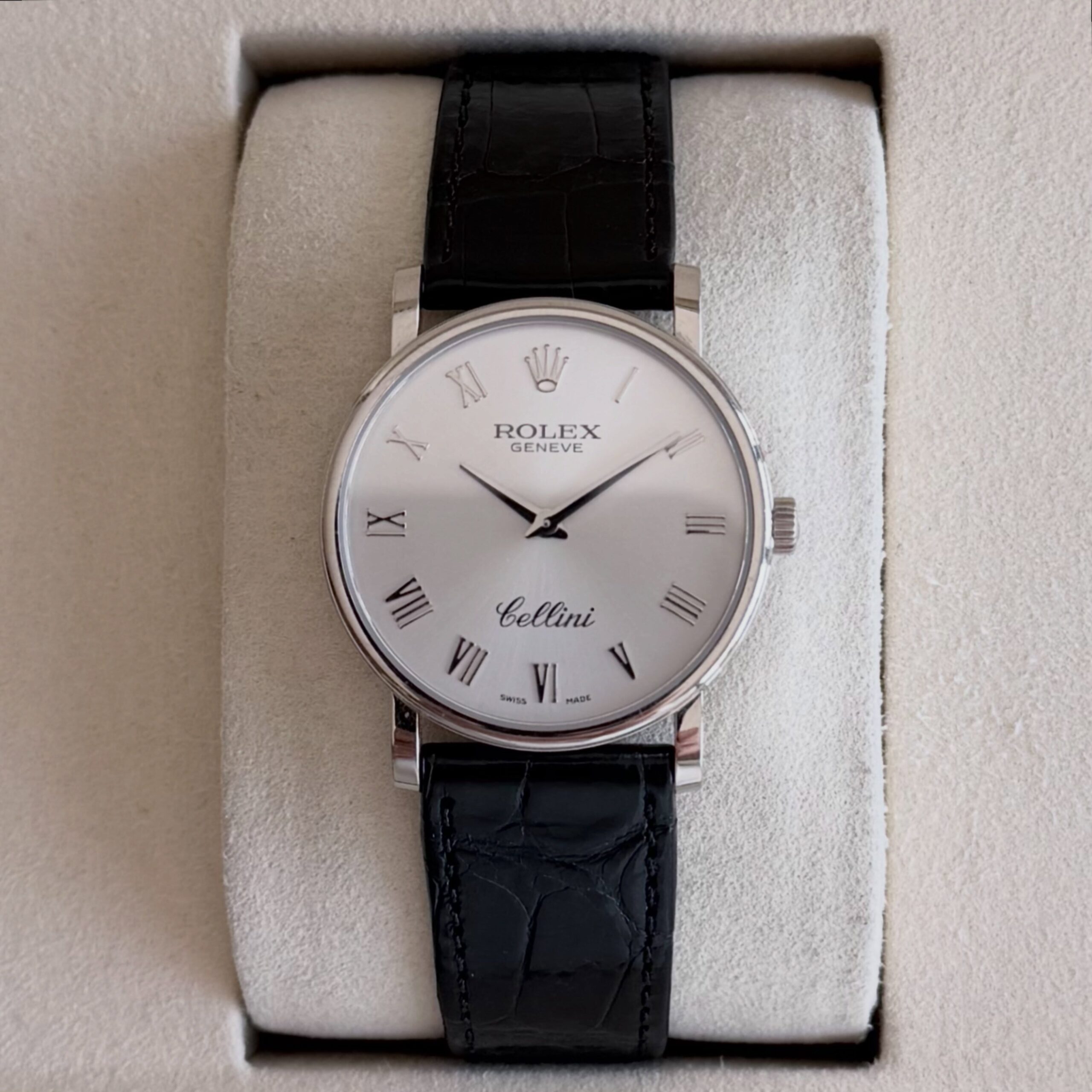 Rolex Cellini White Gold Watch for Sale