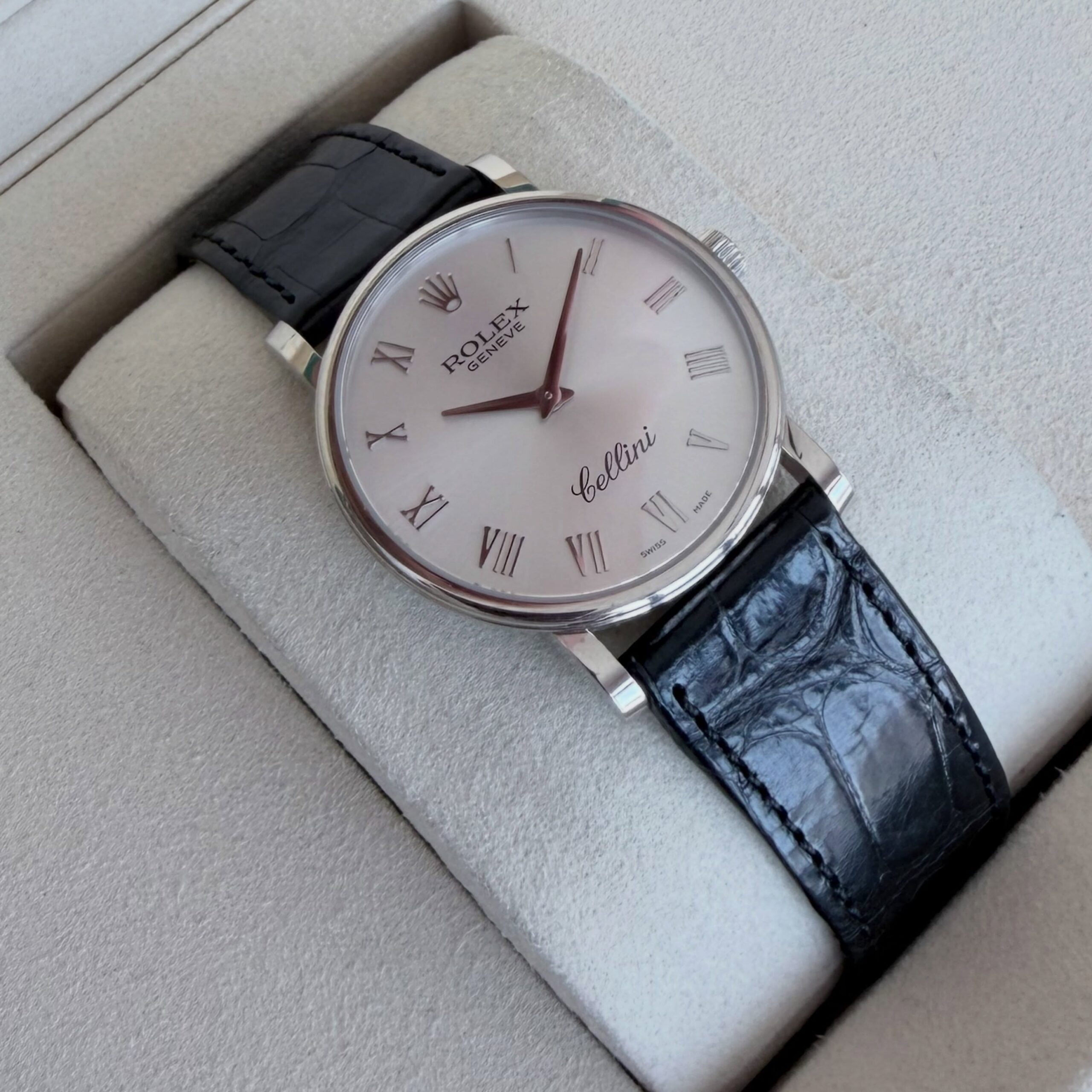 Rolex Cellini White Gold Watch for Sale