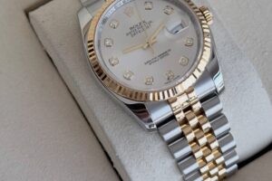 Rolex DateJust Steel, yellow gold, and diamonds