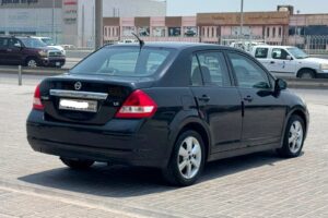NISSAN TIIDA 2011 BLACK