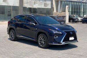 Lexus RX-450h 2017 (أزرق)