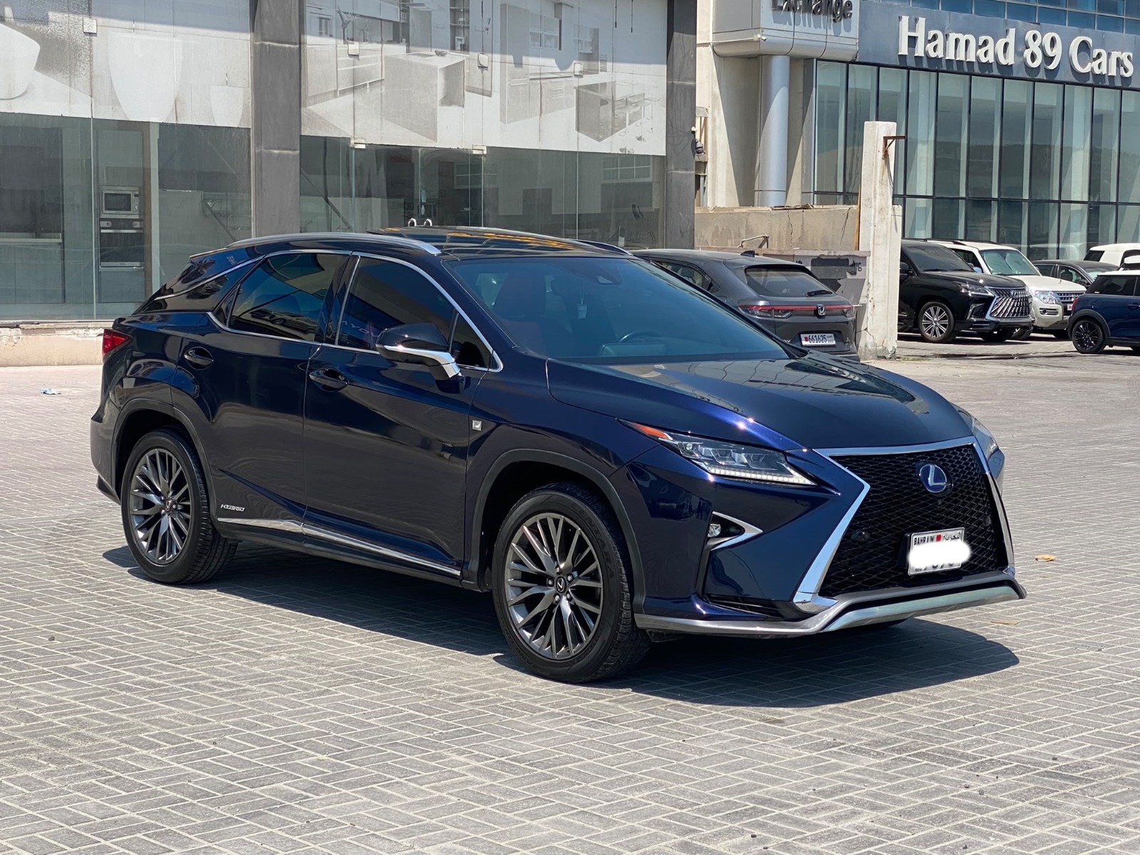 Lexus RX-450h 2017 (أزرق)