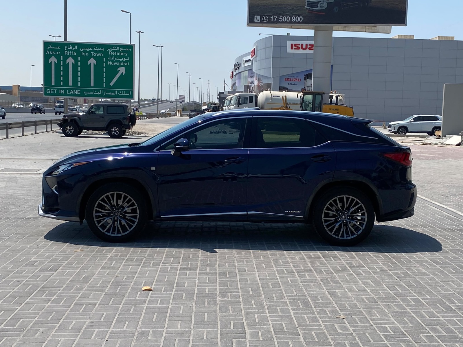 Lexus RX-450h 2017 (أزرق)