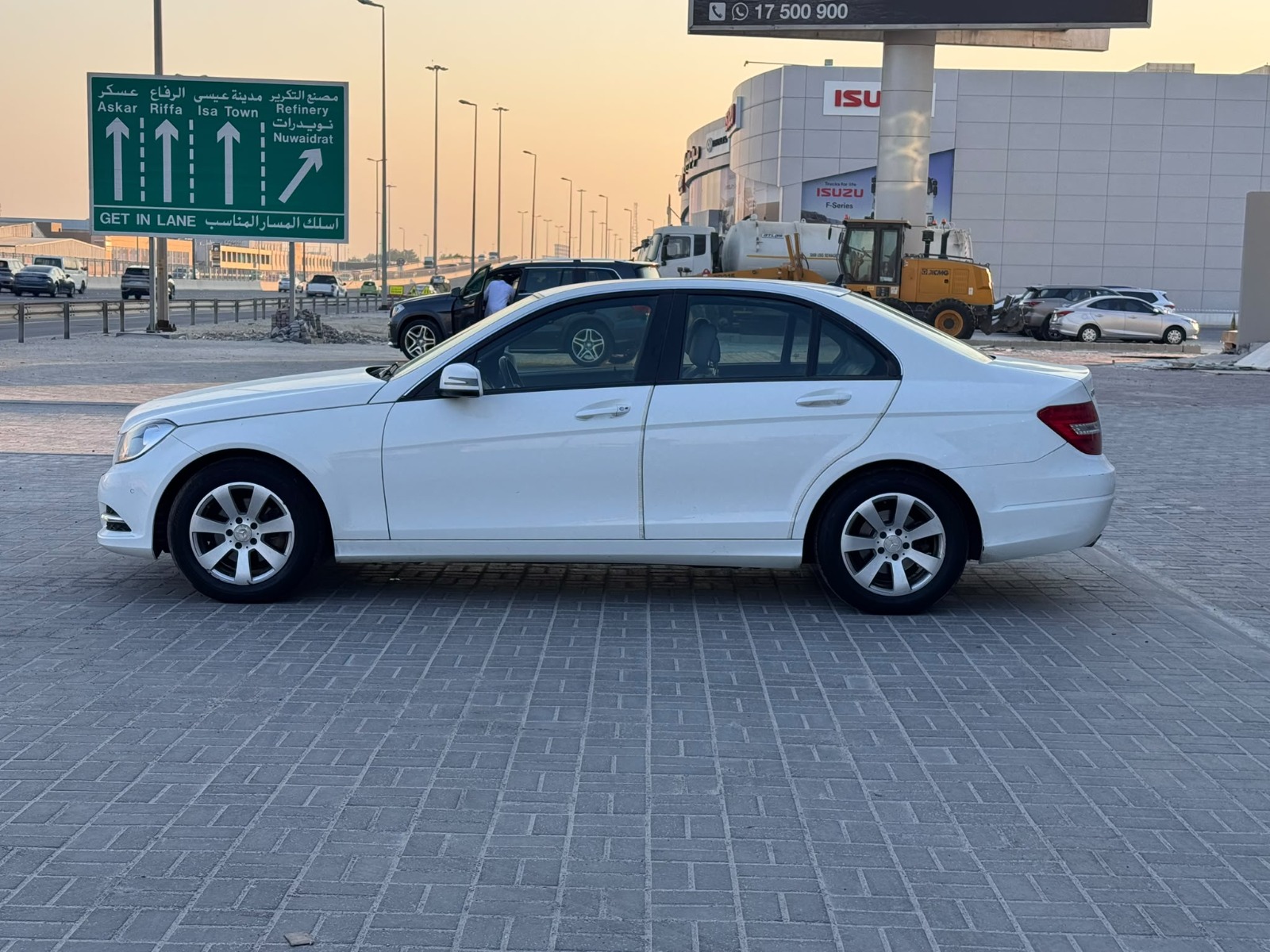 Mercedes Benz C-180 / 2014 (White)