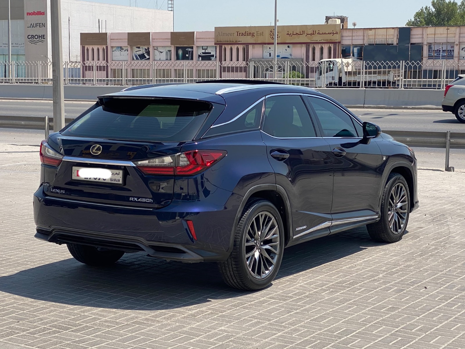 Lexus RX-450h 2017 (أزرق)