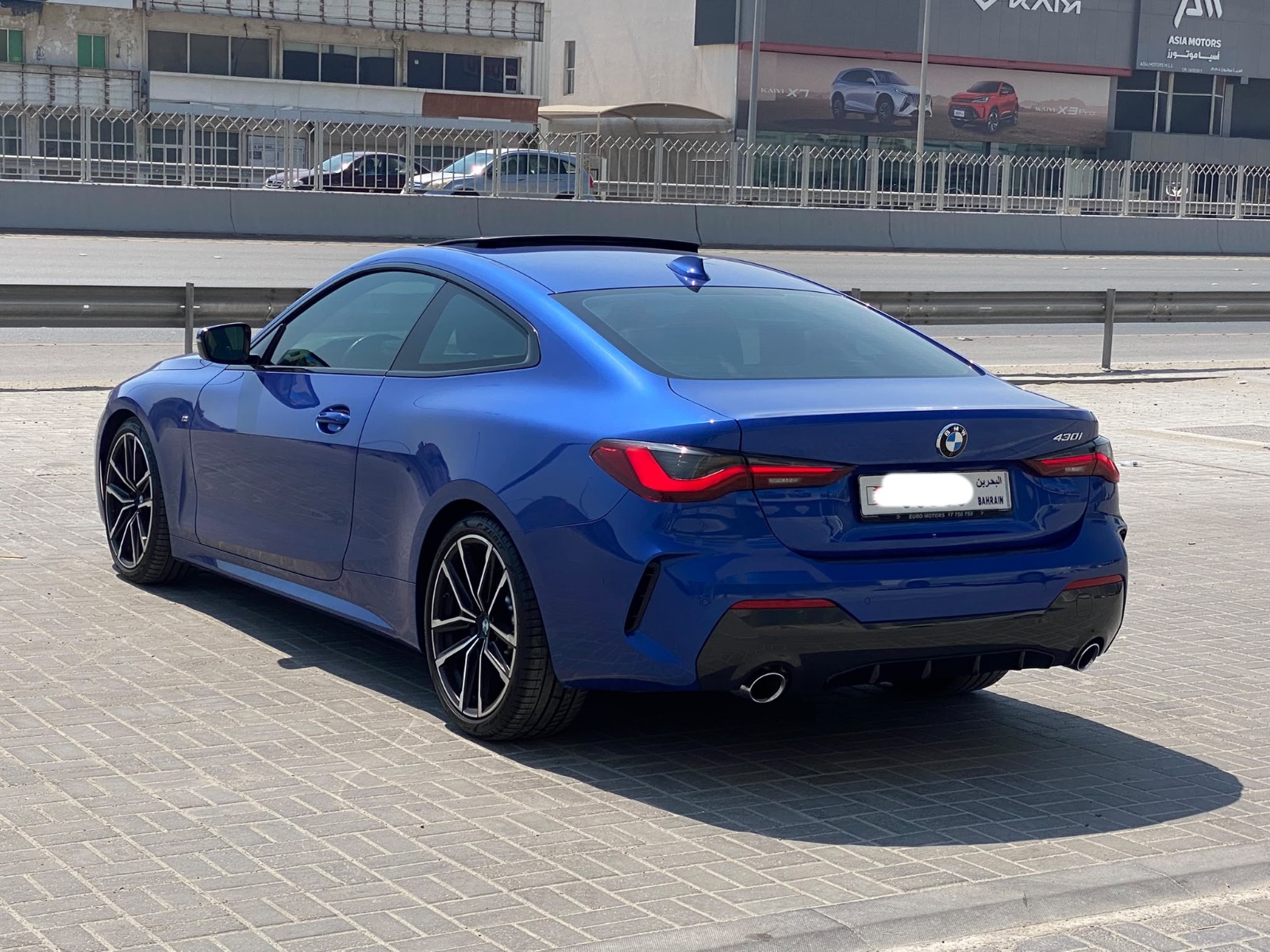 BMW 430i كوبيه 2021 (أزرق)