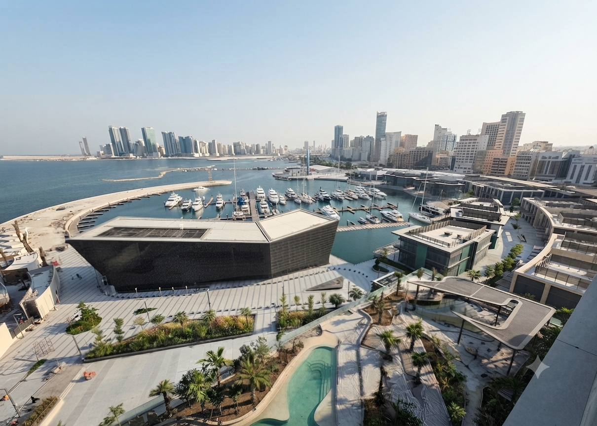 10% DOWN PAYMENT-OWN WATERFRONT LUXURY IN MANAMA – Handover 10% – Q1 2027, 80% pay on 7 years