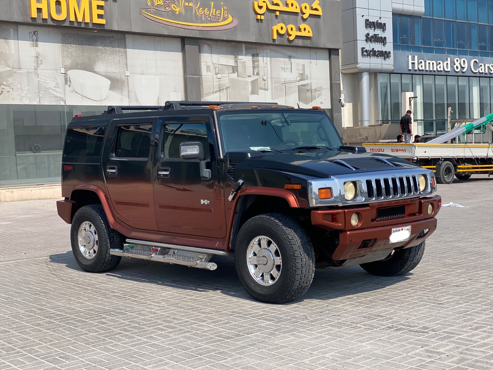 Hummer H2 / 2008 (Black & Orange)
