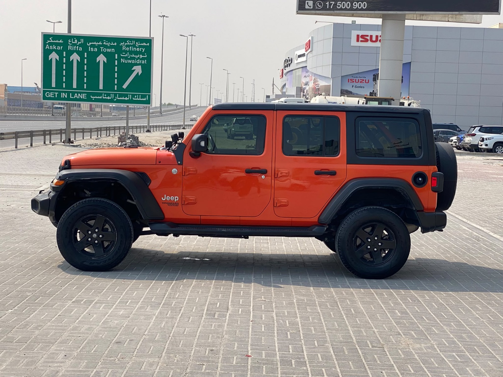 Jeep Wrangler Sport 2018 (Orange)