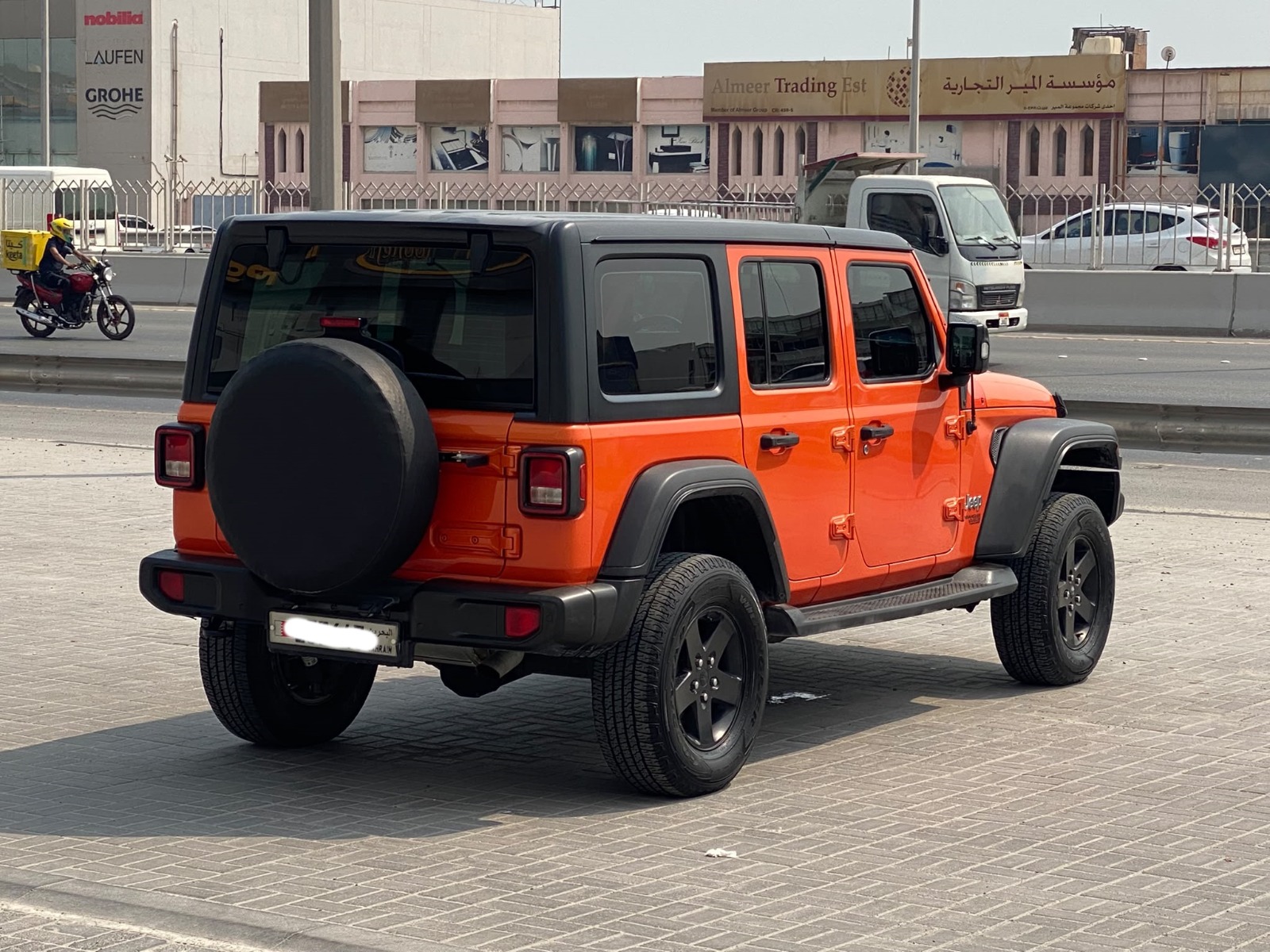 Jeep Wrangler Sport 2018 (Orange)