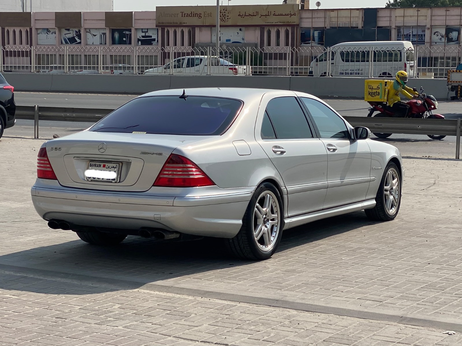 Mercedes Benz S-55 / 2003 (Silver)